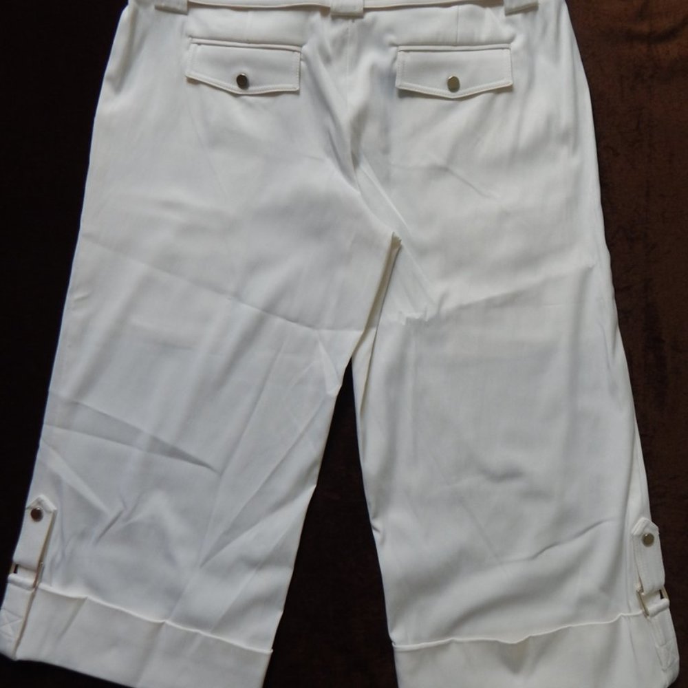 Cache Cuffed Cropped Pants Exclusive Of Decoration - image 2